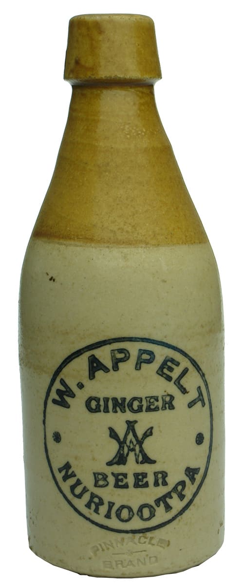 Appelt Ginger Beer Nuriootpa Stoneware Bottle