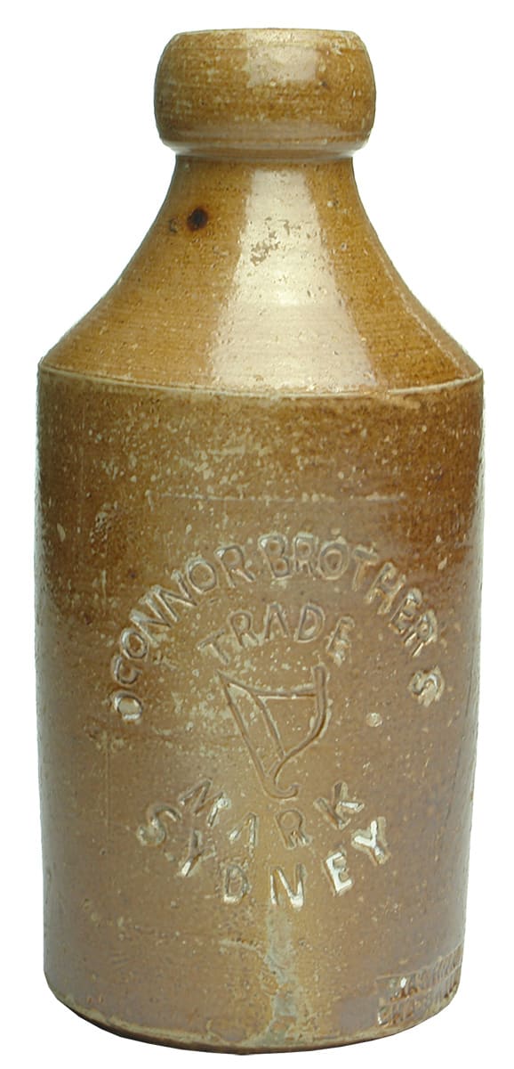 OConnor Bros Sydney Harp Impressed Ginger Beer Bottle