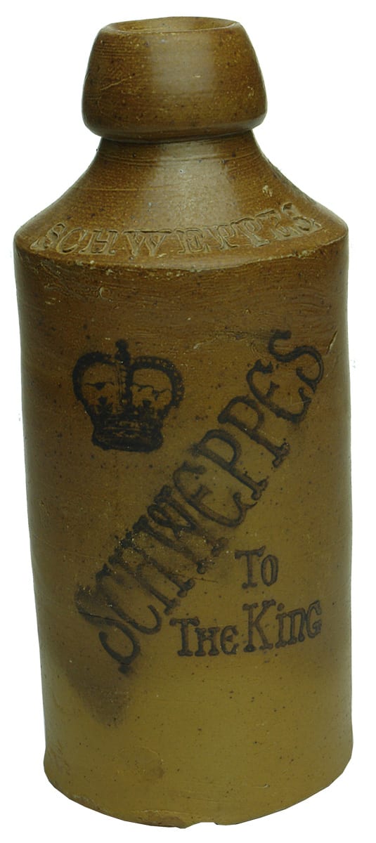 Schweppes To the King Ginger Beer Bottle