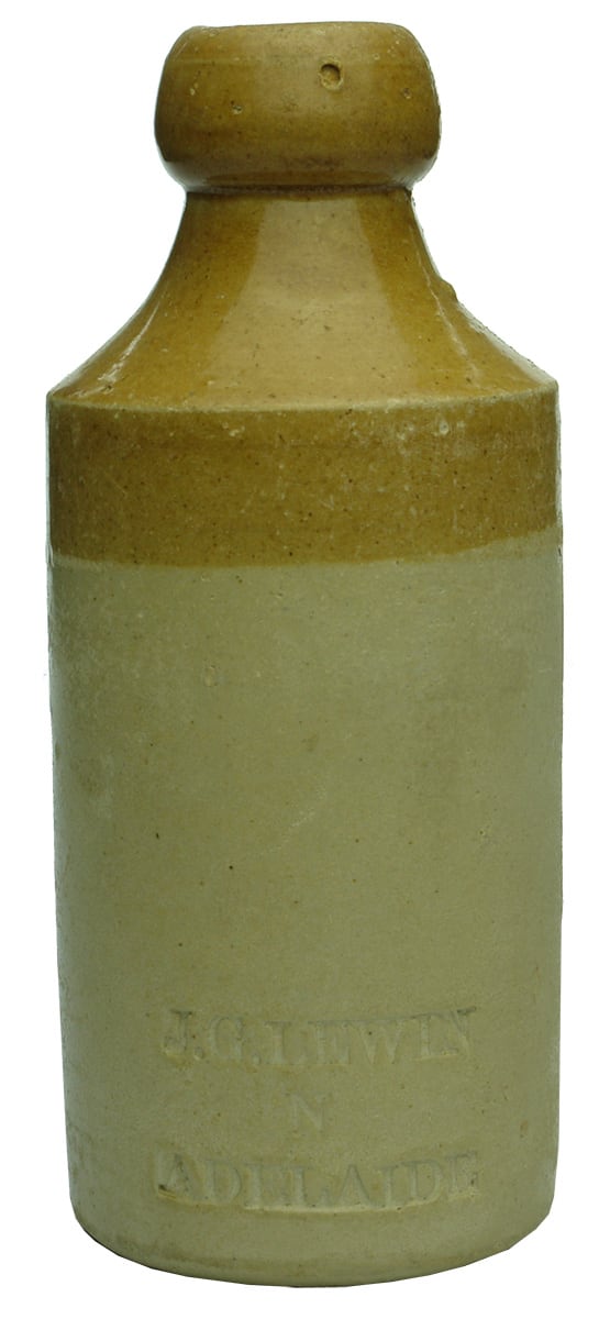 Lewin Adelaide Impressed Stoneware Ginger Beer Bottle