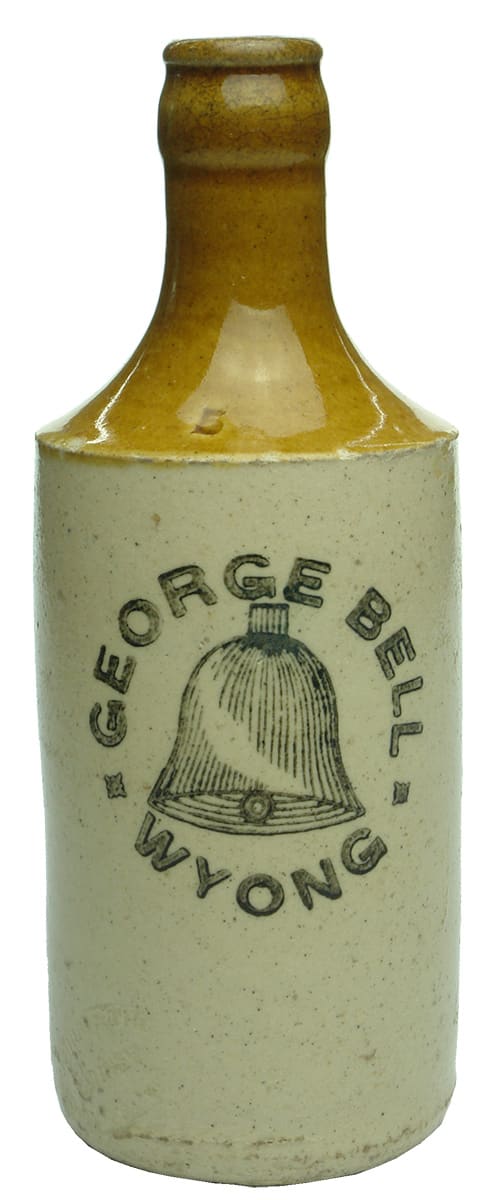 George Bell Wyong Crown Seal Ginger Beer Bottle