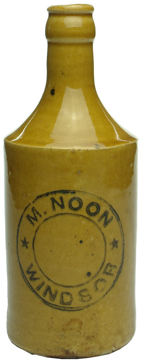 Noon Windsor Crown Seal Ginger Beer Bottle