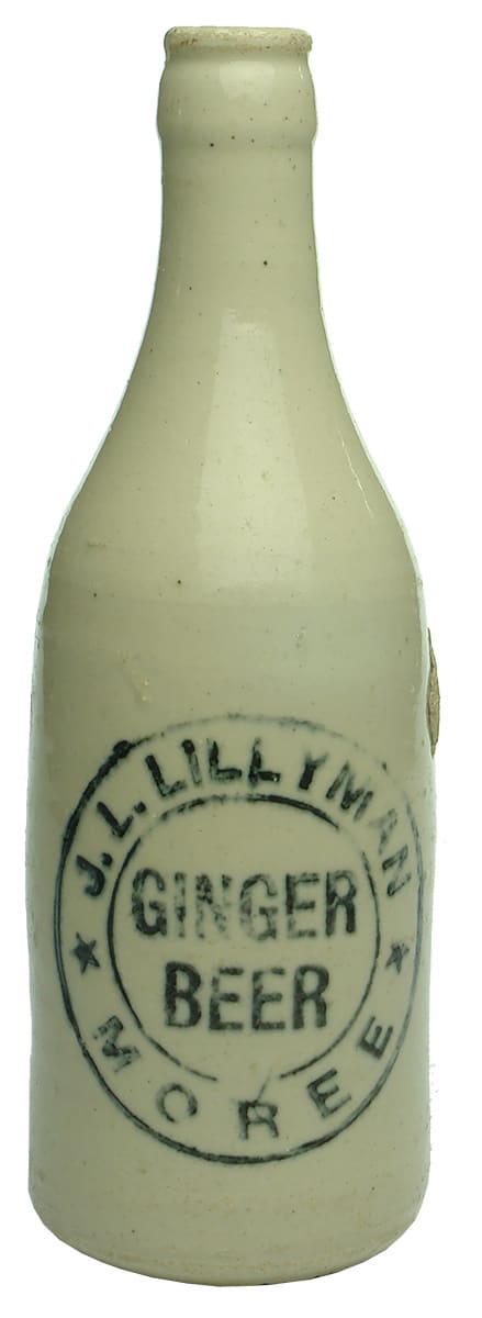 Lillyman Ginger Beer Moree Crown Seal Bottle