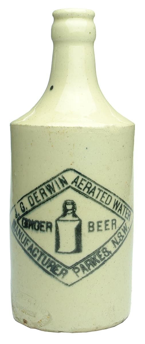 Derwin Parkes Ginger Beer Crown Seal Bottle