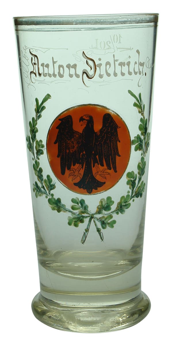 Anton Dietrich Decorated Glass