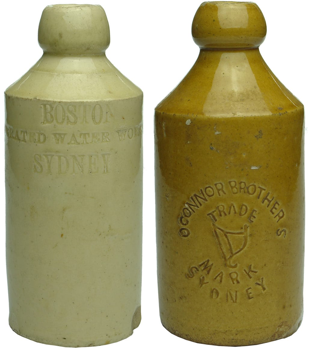 Boston O'Connor Sydney Impressed Ginger Beer Bottles