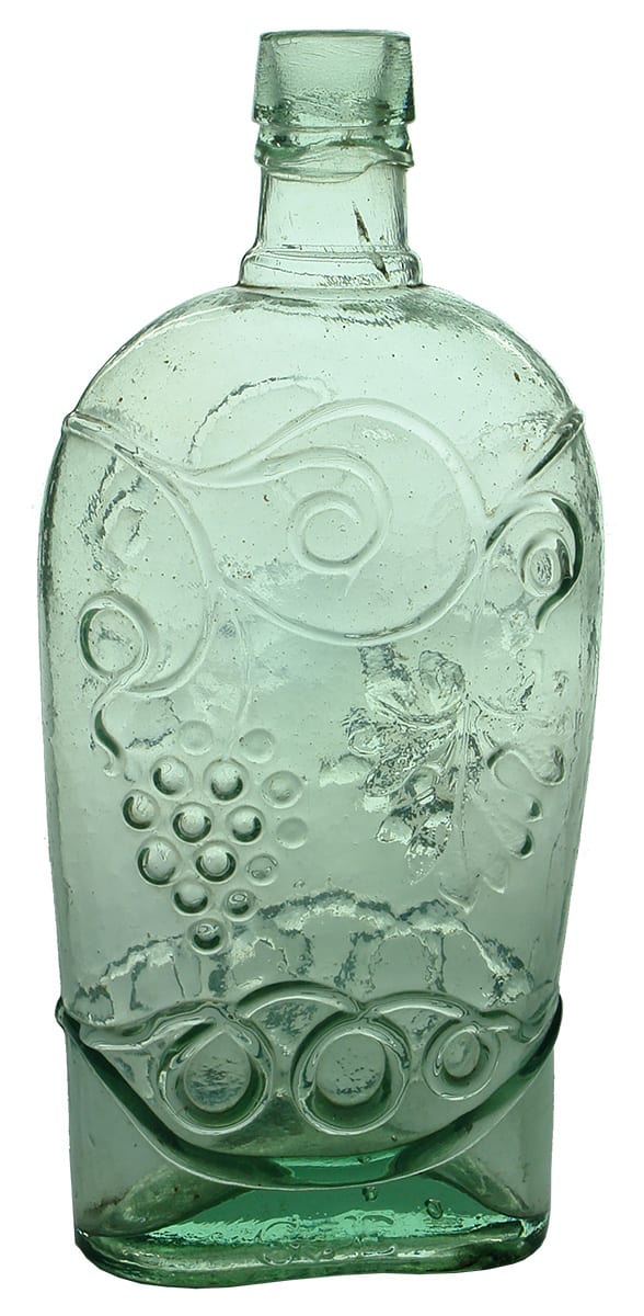 George Ensell Birmingham Grape Flask Bottle