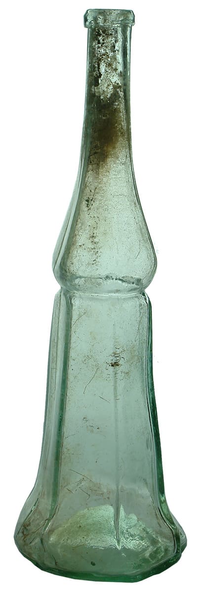 Pinch Waisted Antique Salad Oil Bottle