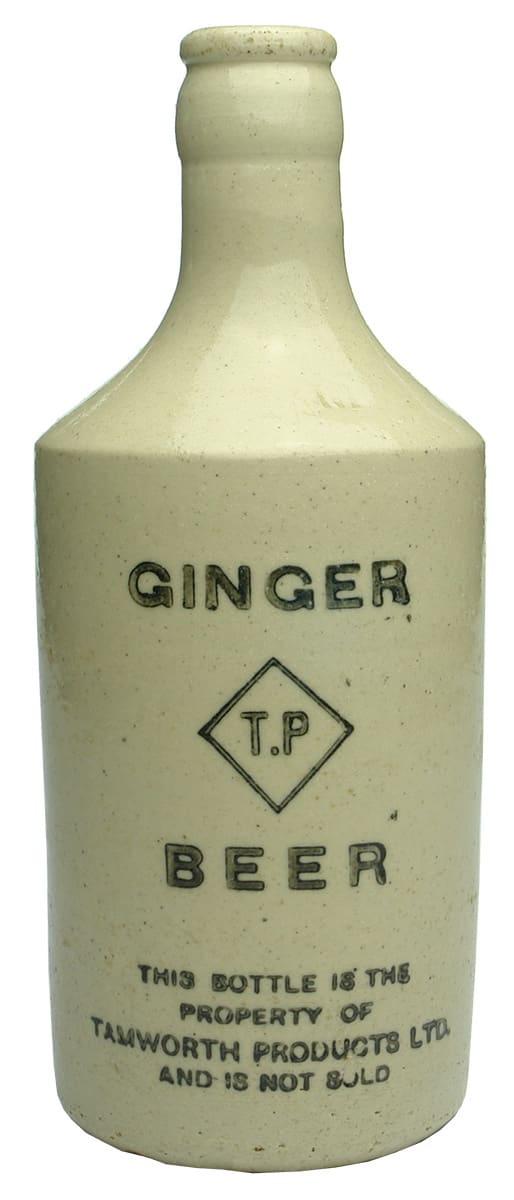Tamworth Products Stoneware Ginger Beer Bottle