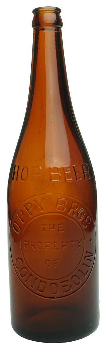 Oppy Bros Condobolin Hop Beer Crown Seal Bottle