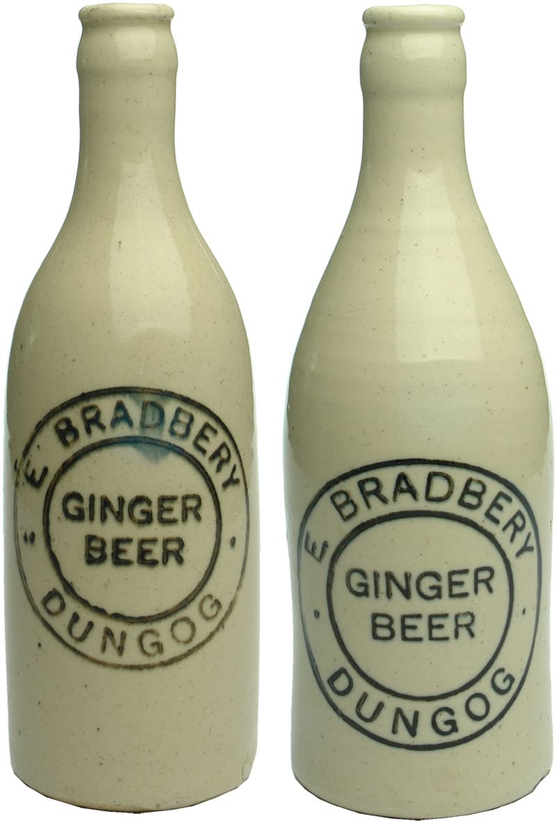 Bradbery Dungog Ginger Beer Crown Seal Bottles
