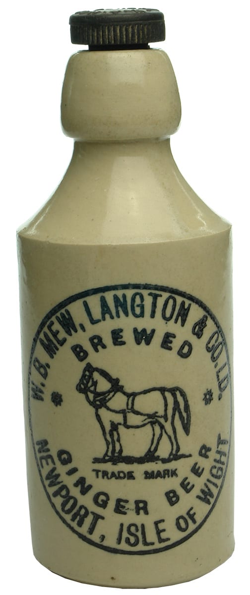 Isle of Wight ginger beer bottle