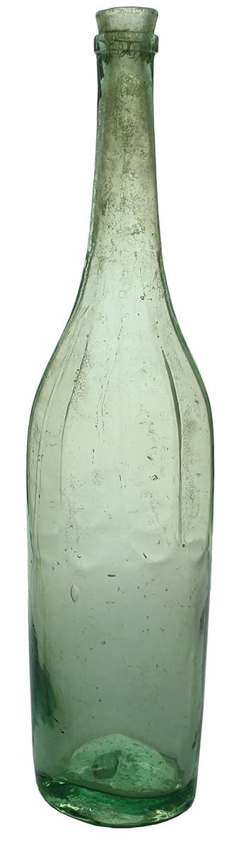 Panelled Antique Goldfields Salad Oil Bottle