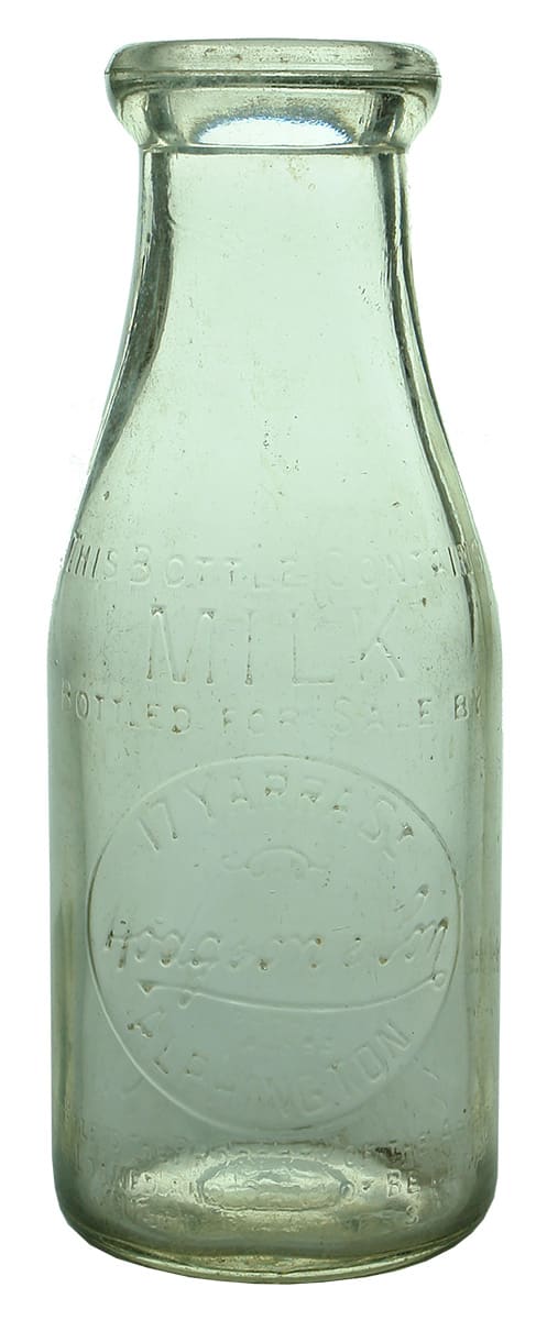 Hodgson Alphington Vintage Milk Bottle