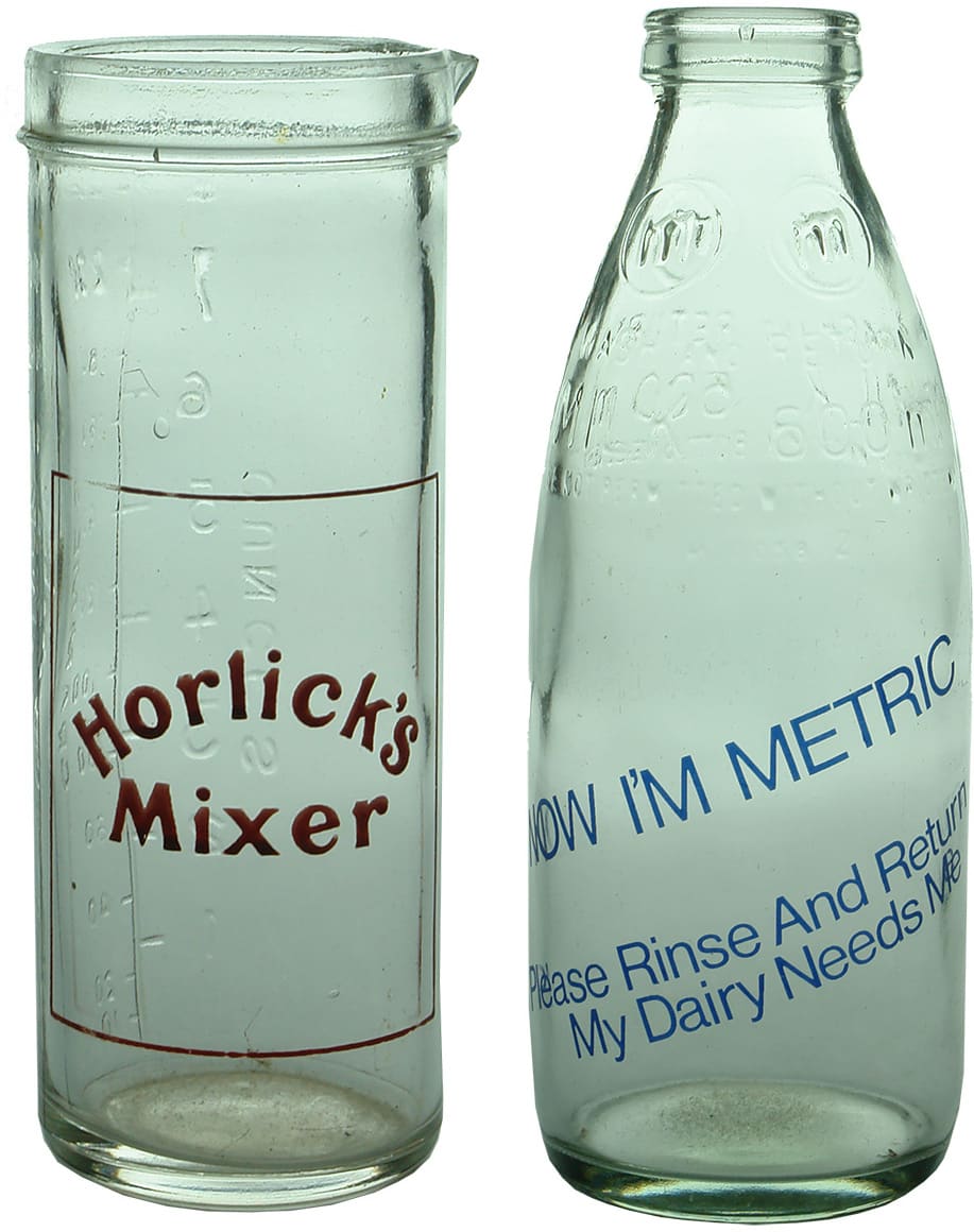 Horlick's Now I'm Metric Ceramic Label Items