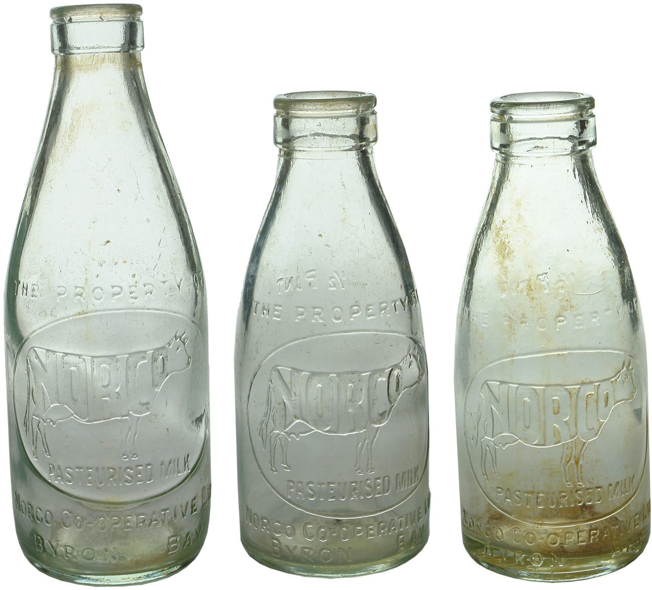 Norco Byron Bay Vintage Milk Bottles