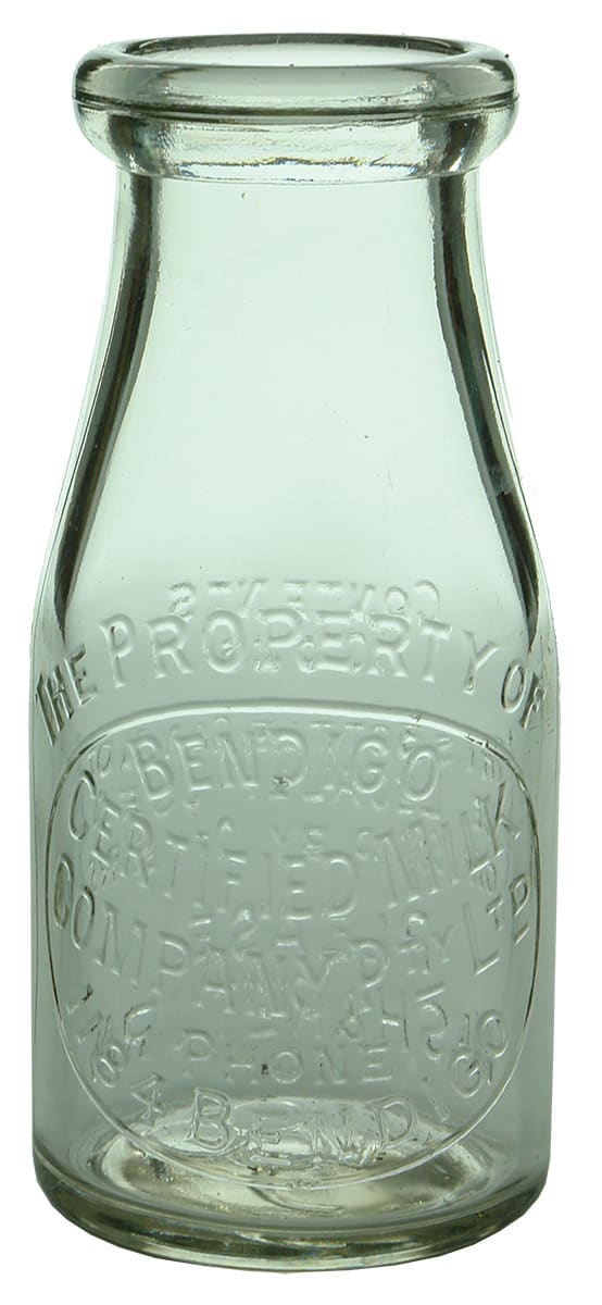 Bendigo Certified Milk Co Vintage Bottle