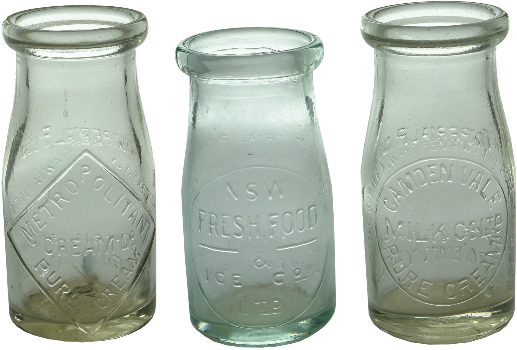 New South Wales Vintage Cream Bottles