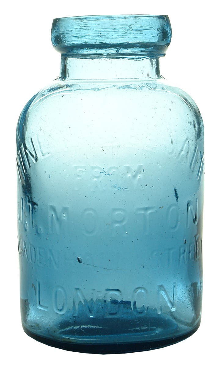 Morton London Blue Salt Jar