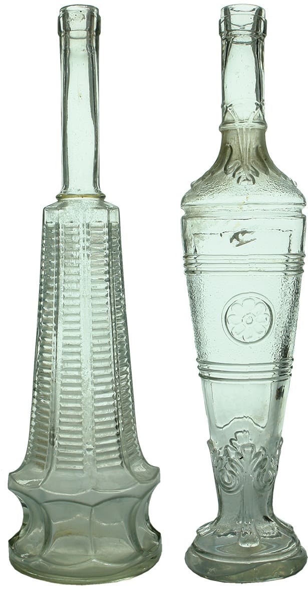 Liqueur Vinegar Flint Glass Bottles