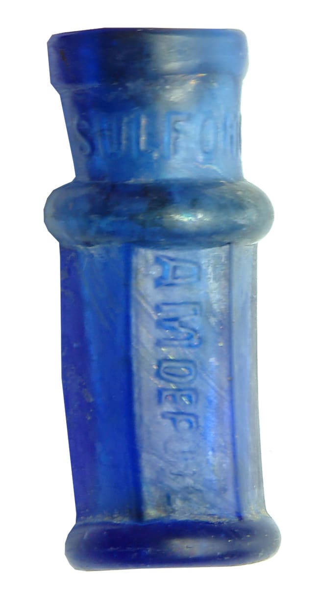 Sulfomanganine Depose Cobalt Blue Bottle