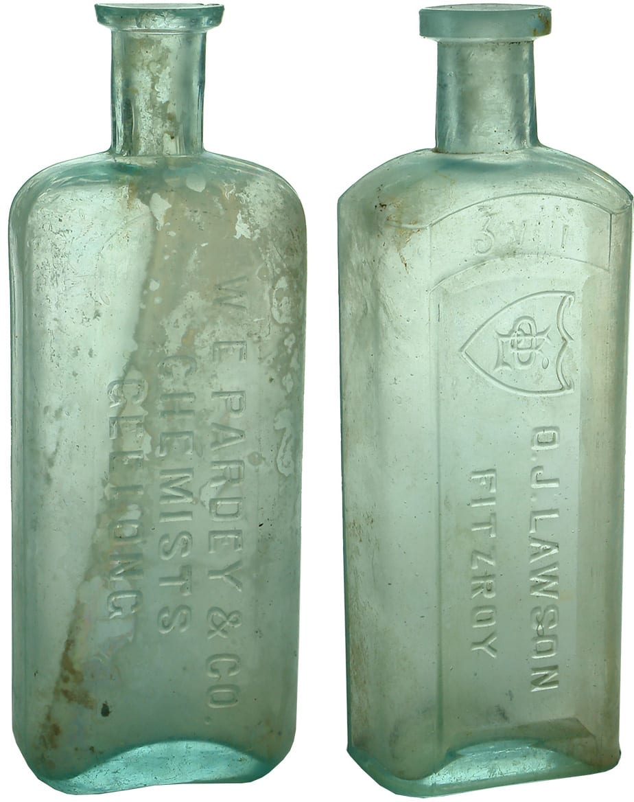 Pardey Geelong Lawson Fitzroy Chemist Prescription Bottles