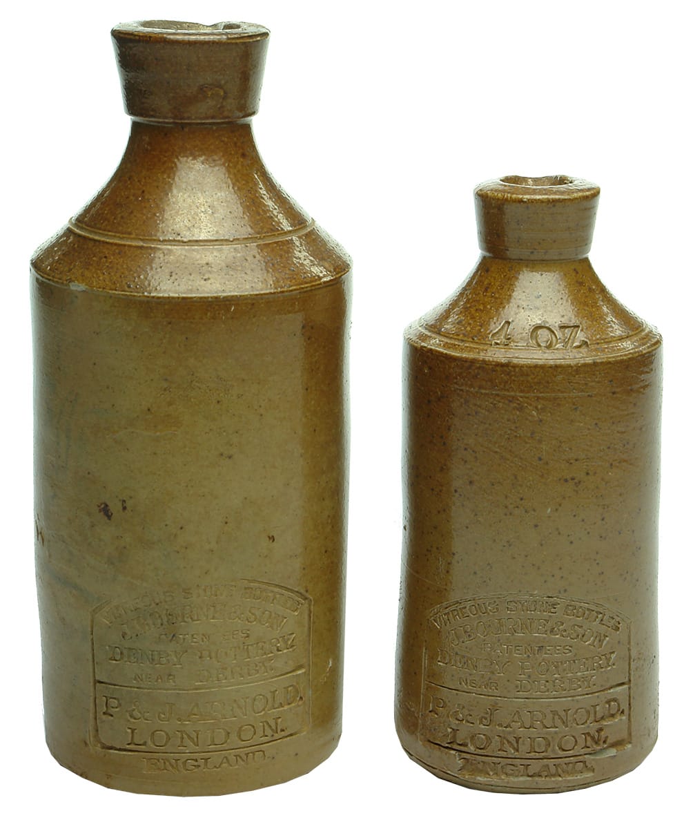 Arnold's Inks Stoneware Bottles