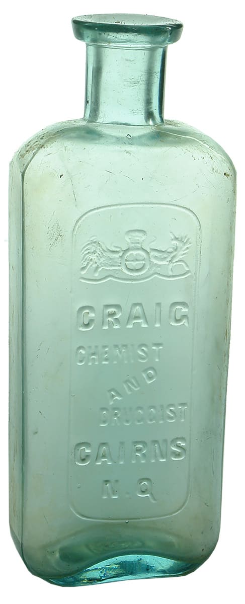 Crain Cairns Coat of Arms Chemist Bottle