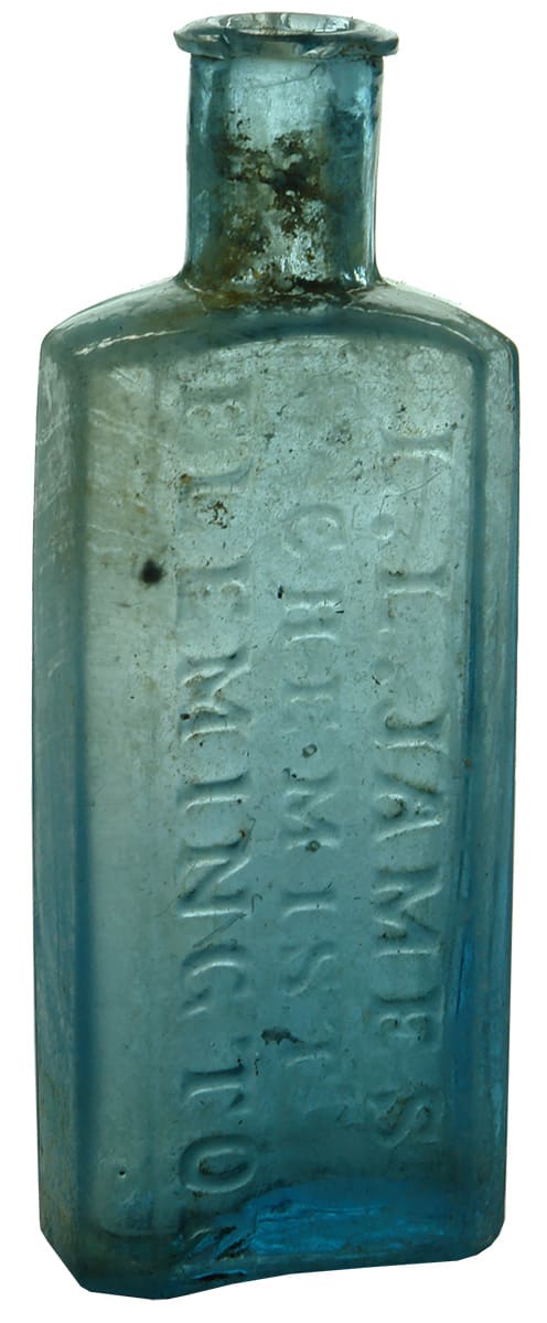 James Flemington Chemist Antique Bottle