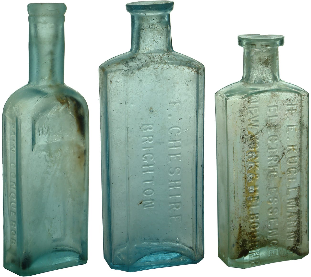 Antique Chemist Cures Snake Oil Antique Bottles