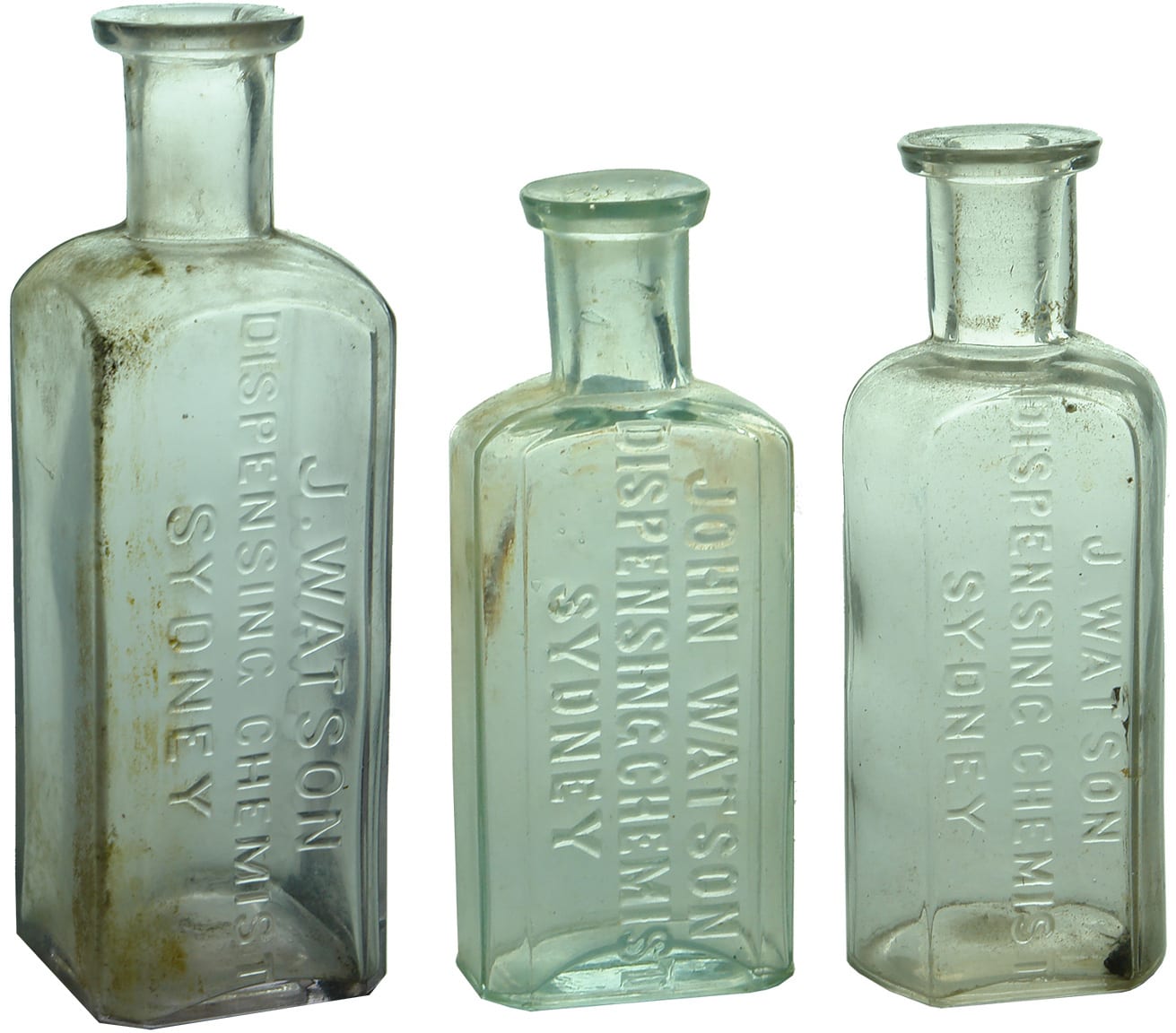 Watson Chemist Sydney Antique Bottles