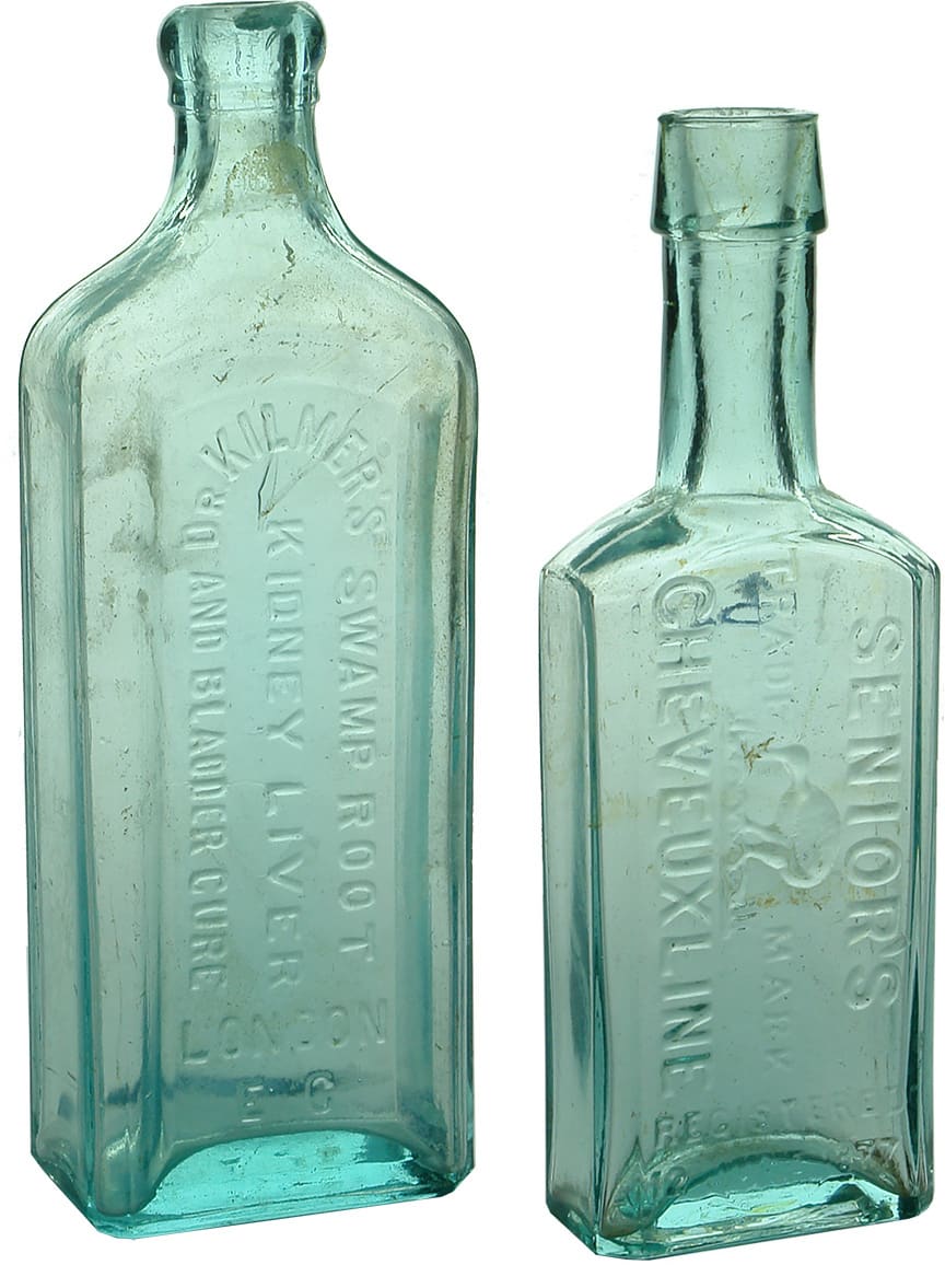 Antique Chemist Cure Medicine Bottles
