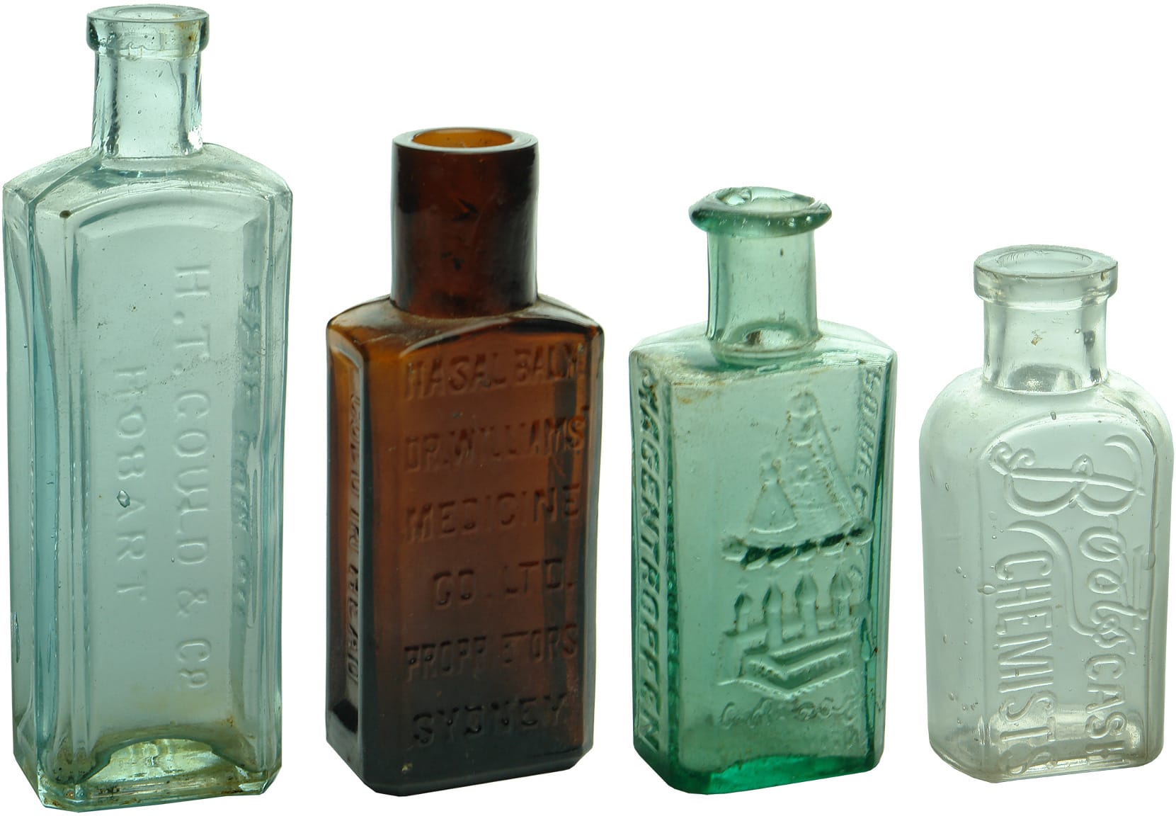 Collection Antique Medicine Cure Bottles