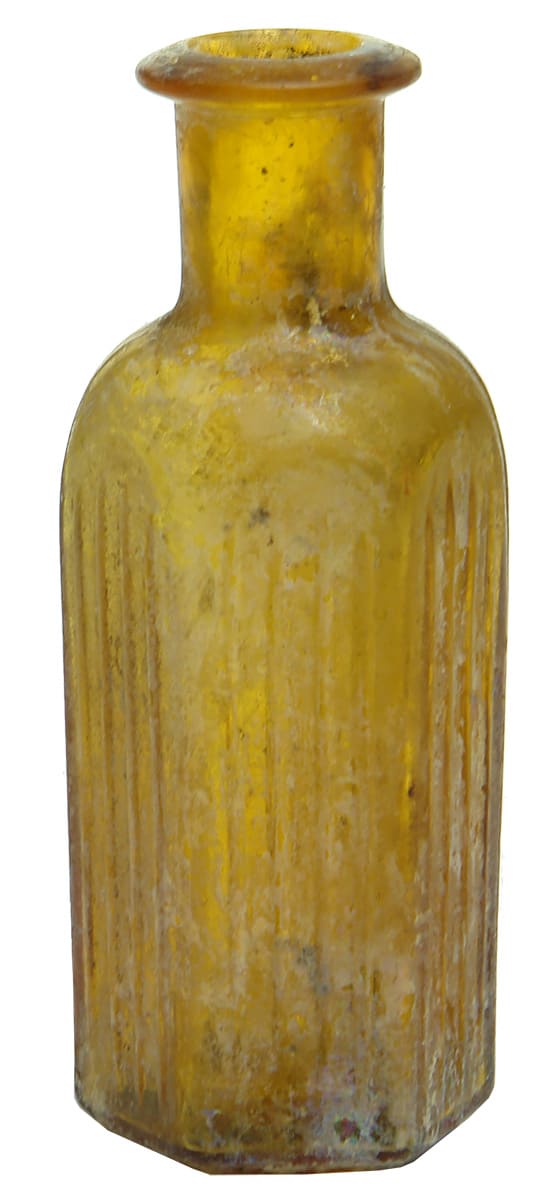 Amber Glass Hexagonal Poison