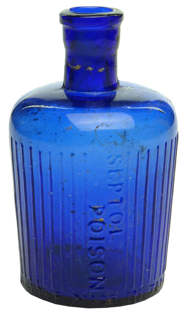 Septol Cobalt Blue Lysol Bottle