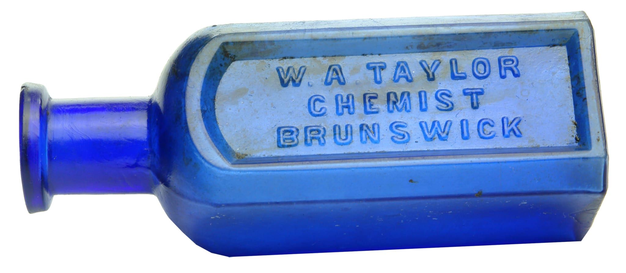 Taylor Chemist Brunswick Cobalt Blue Bottle