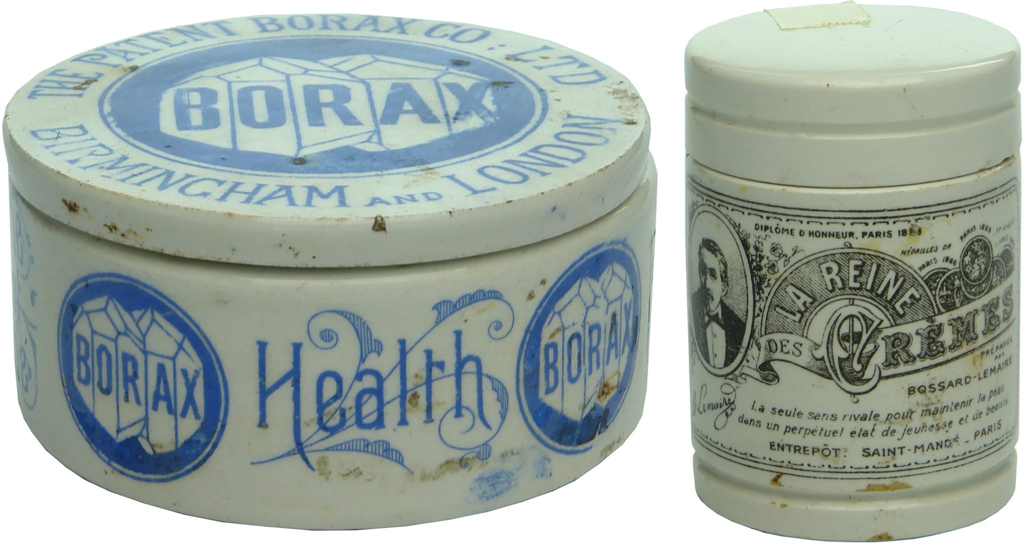 Borax La Reine Ceramic Printed Pots