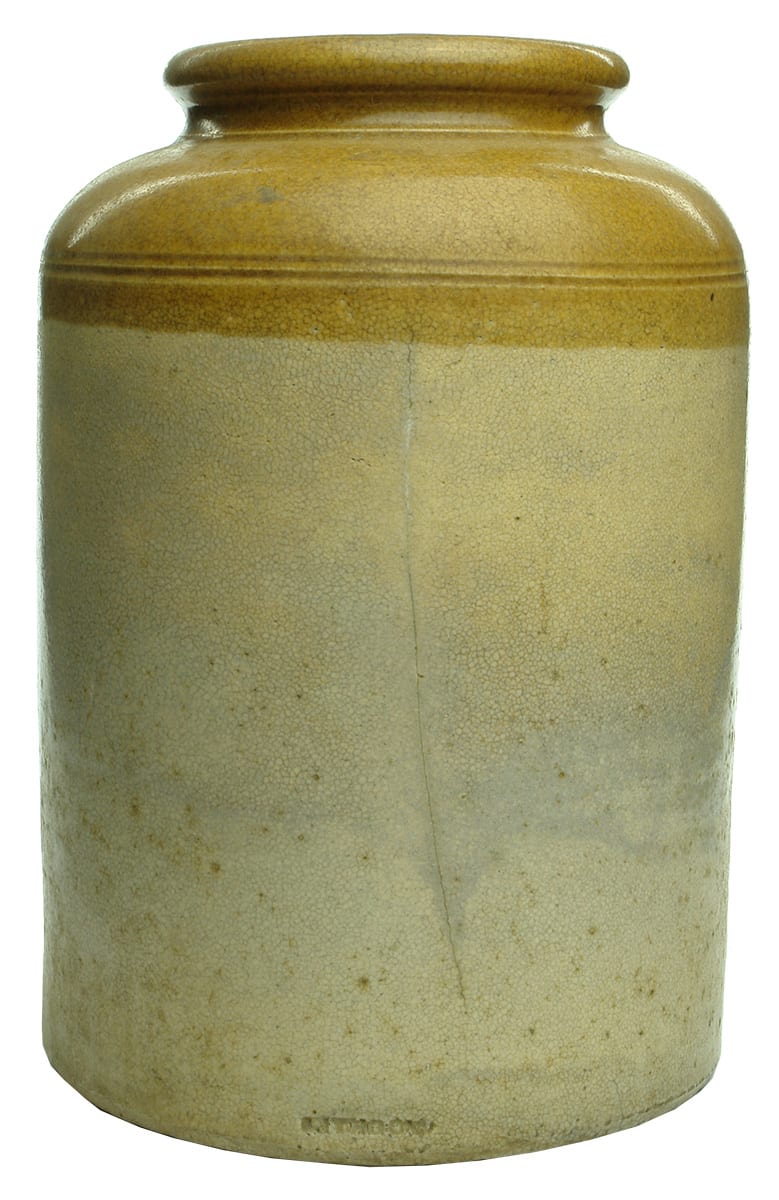 Lithgow Pottery Stoneware Bung Jar