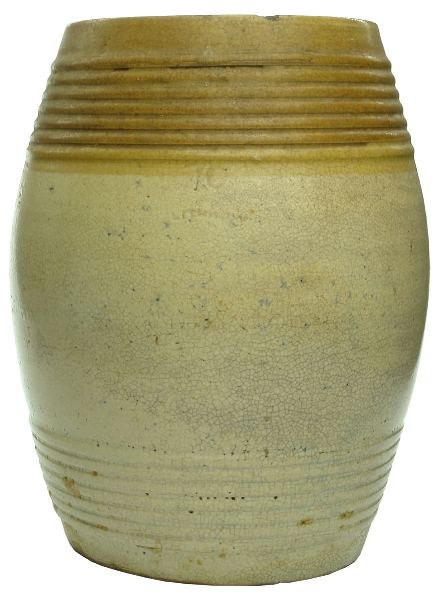 Lithgow Pottery Stoneware Barrel