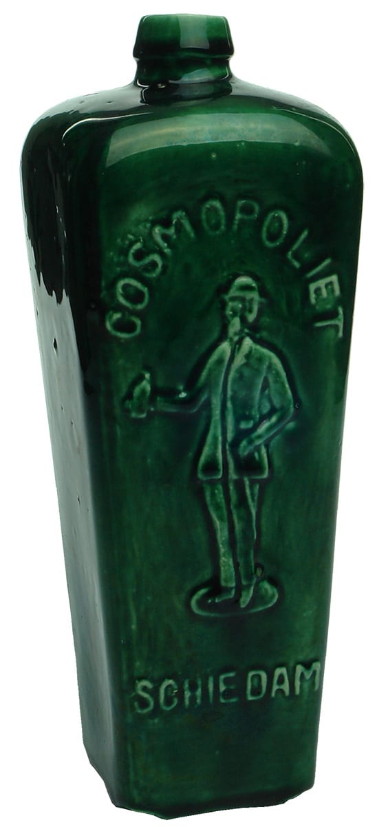 Cosmopoliet Schiedam Ceramic 1976 Vintage Bottle Copy