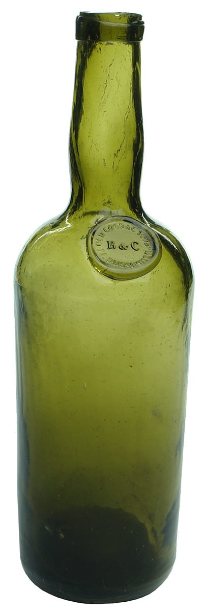 Dussumier Old Cognac Sealed Antique Bottle