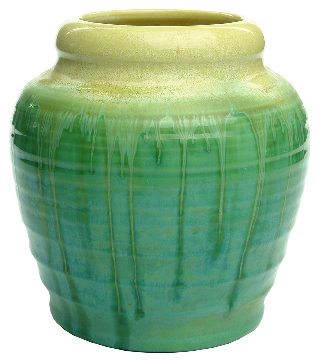 Remued Pottery Ginger Jar Vase