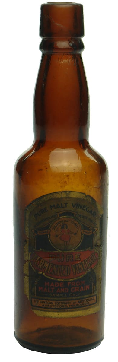 Skipping Girl Vinegar Labelled Sample Bottle