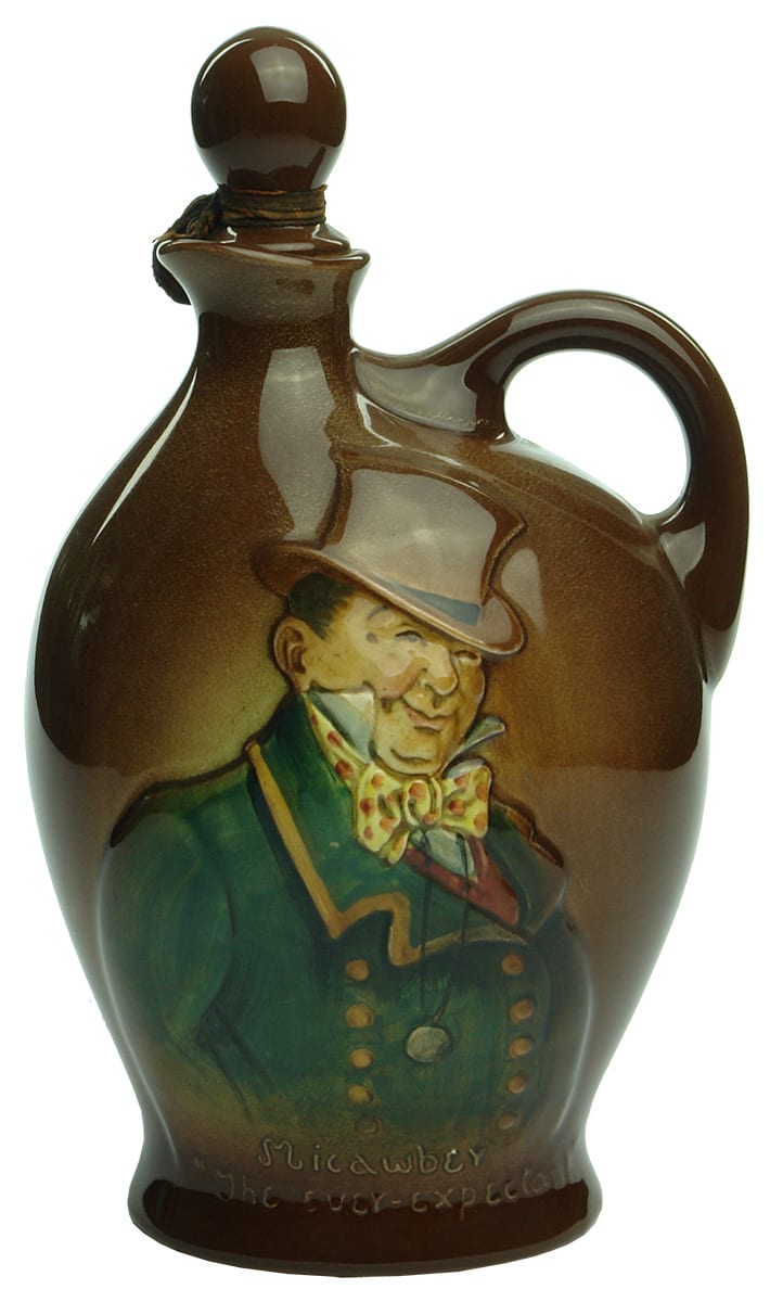 Micawber Dickens Old Scotch Whisky Jug