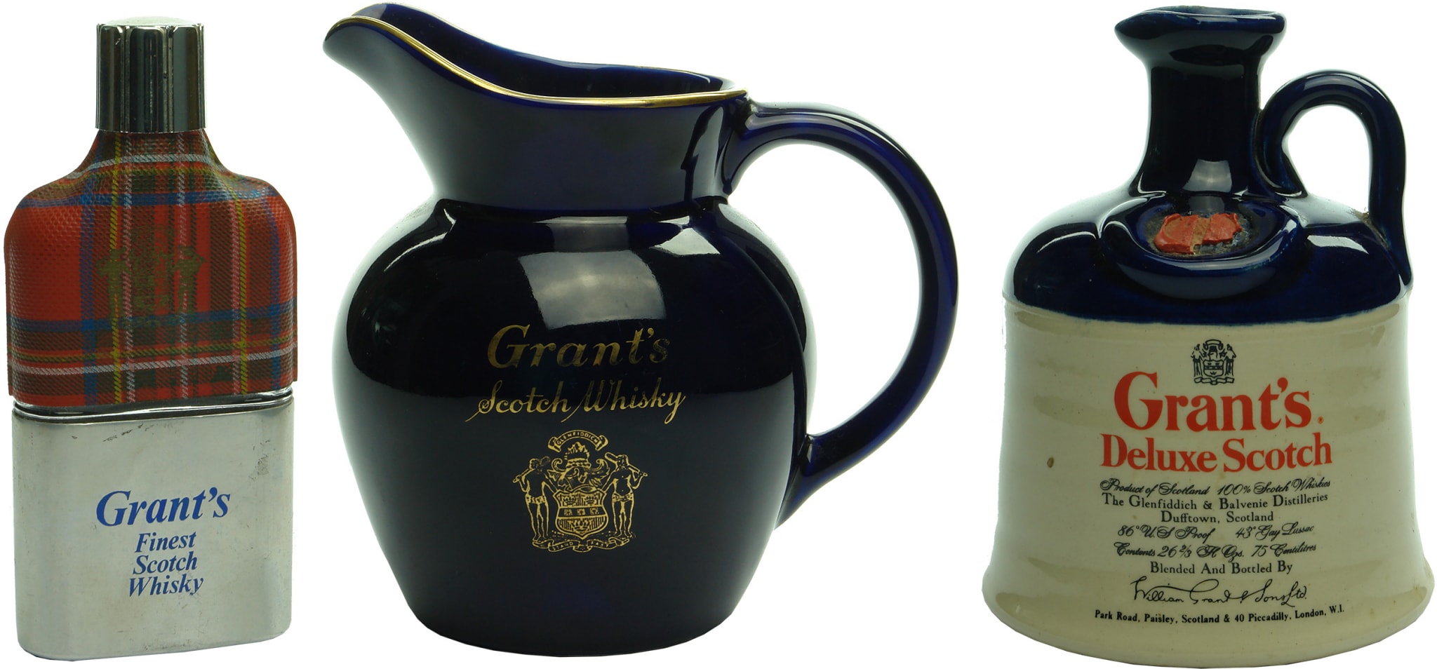Grant's Finest Scotch Whisky Jugs Advertising