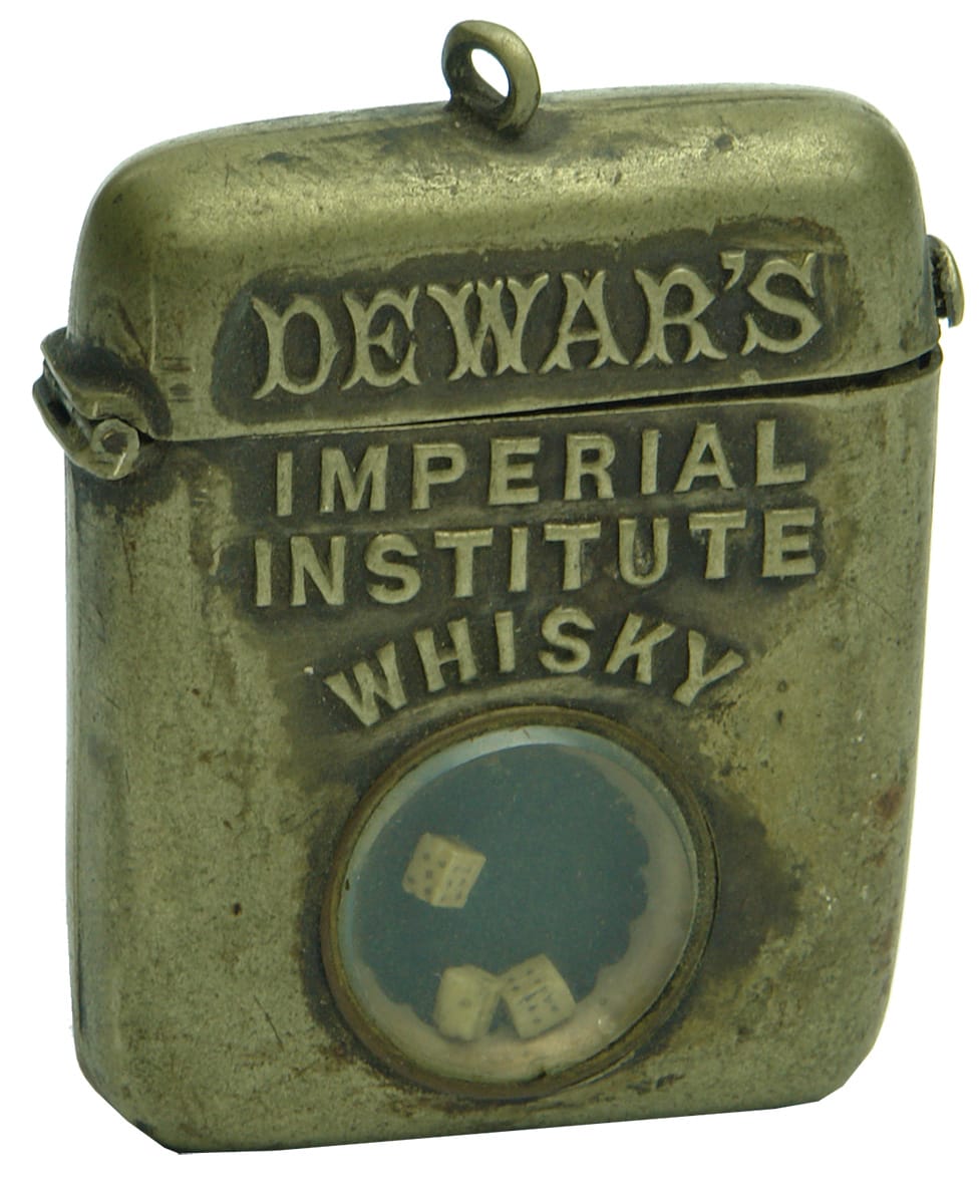 Dewar's Imperial Institute Whisky Matchbox Striker