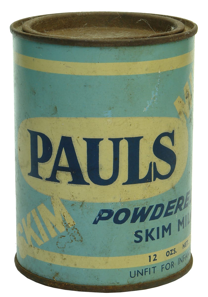 Pauls Skim Milk South Brisbane Vintage Tin