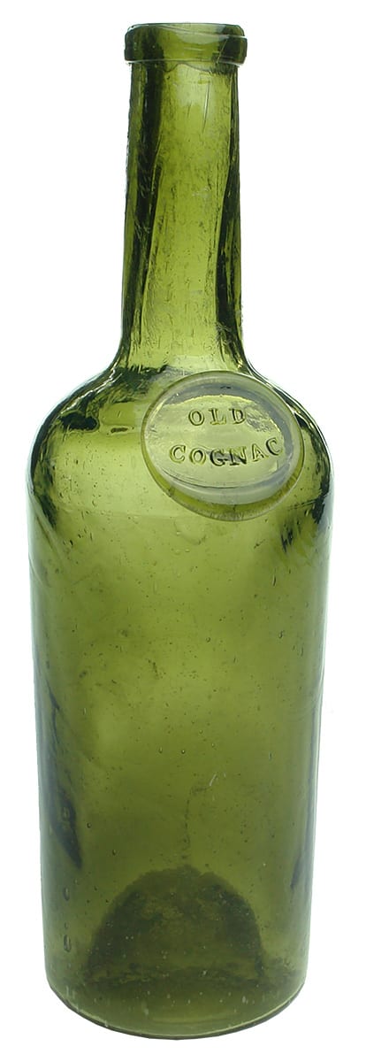 Old Cognac Sealed Antique Bottle