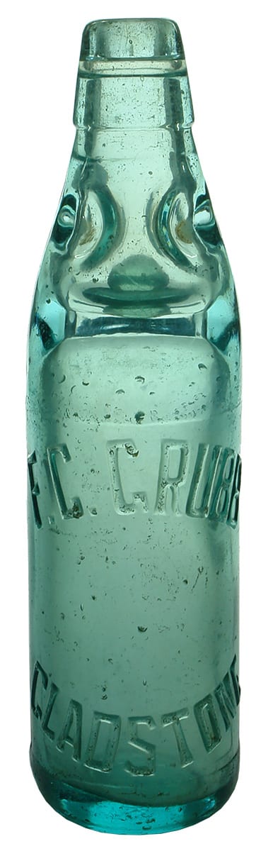 Grubb Gladstone Vintage Codd Marble Bottle
