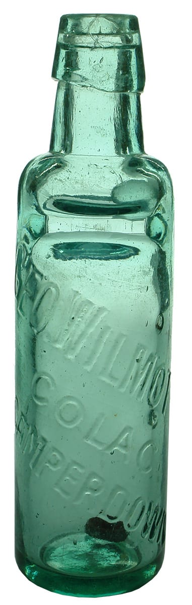 Wilmot Colac Camperdown Codd Marble bottle
